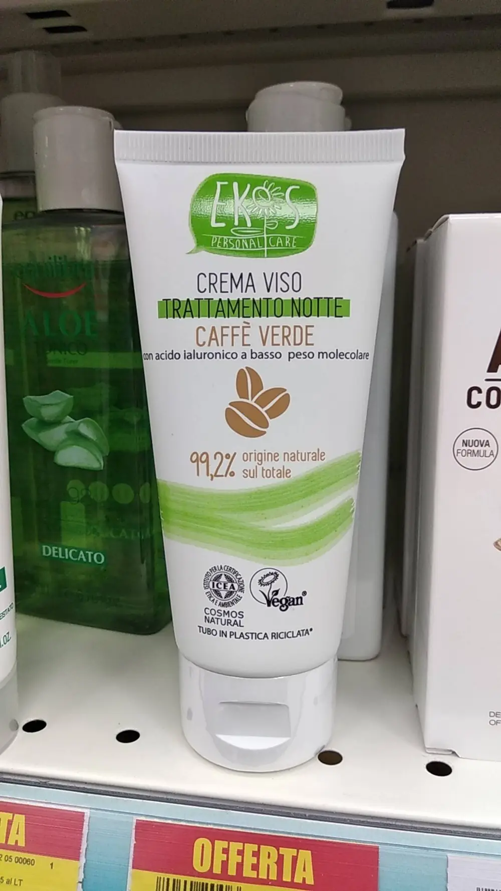 EKOS - Caffè verde - Crema viso trattamento notte