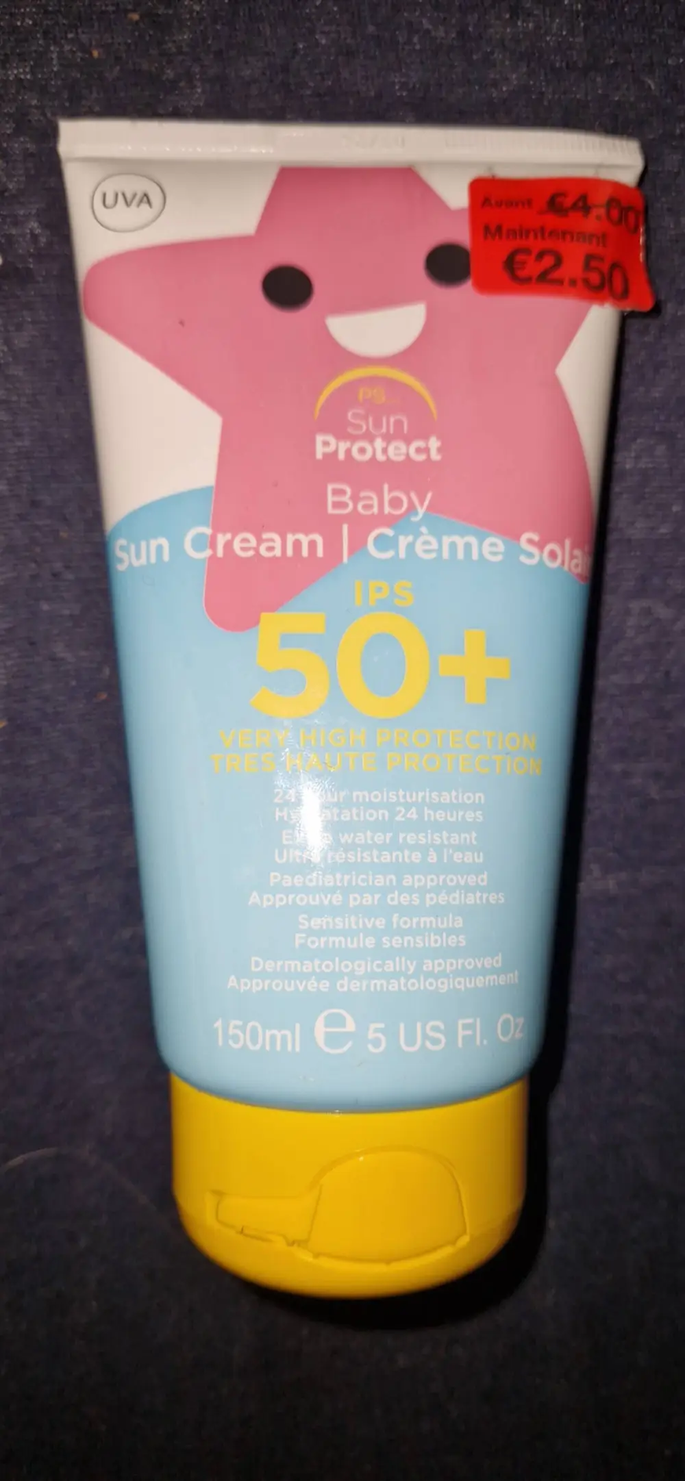 PRIMARK - Crème solaire bébé fps 50+