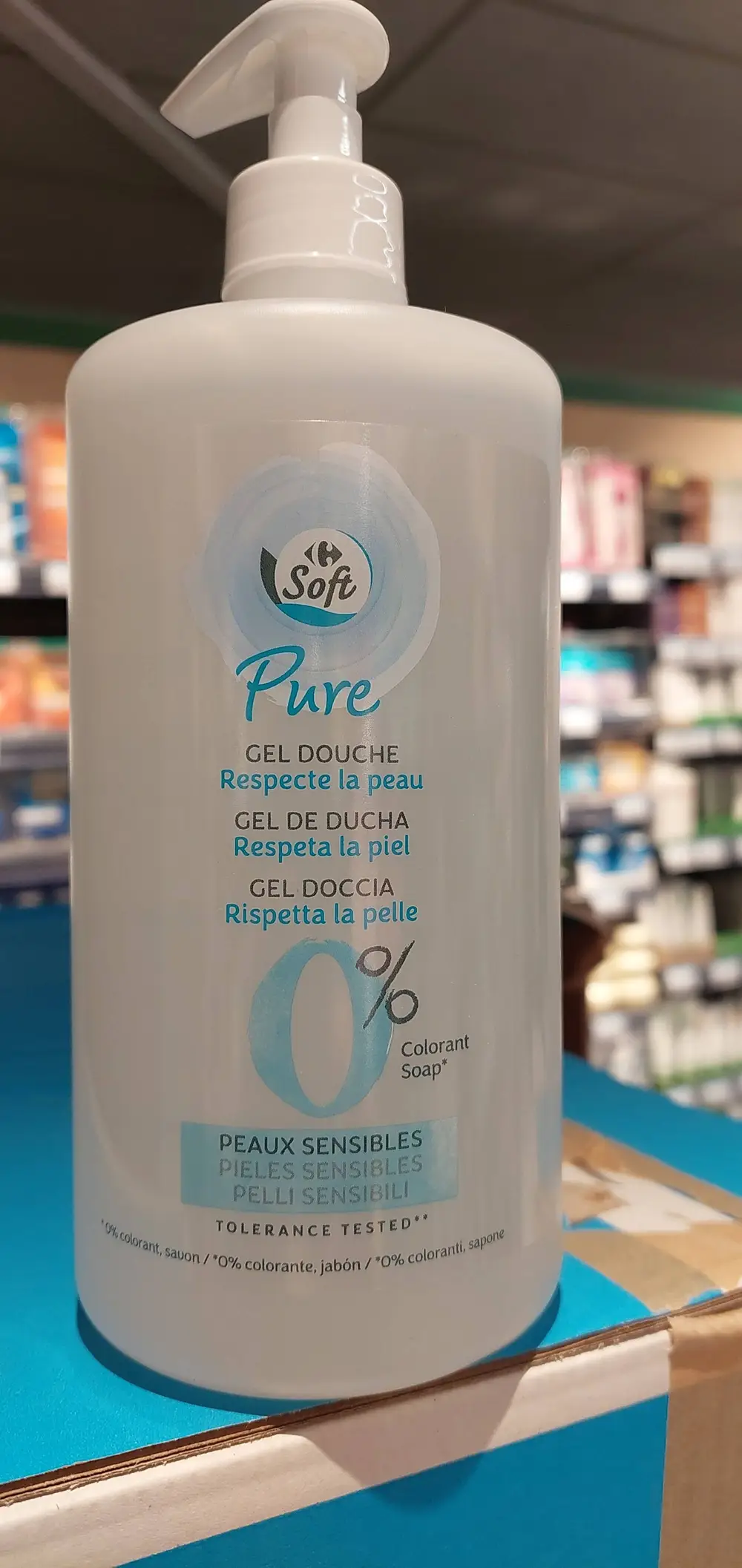 CARREFOUR - Soft pure - Gel douche 