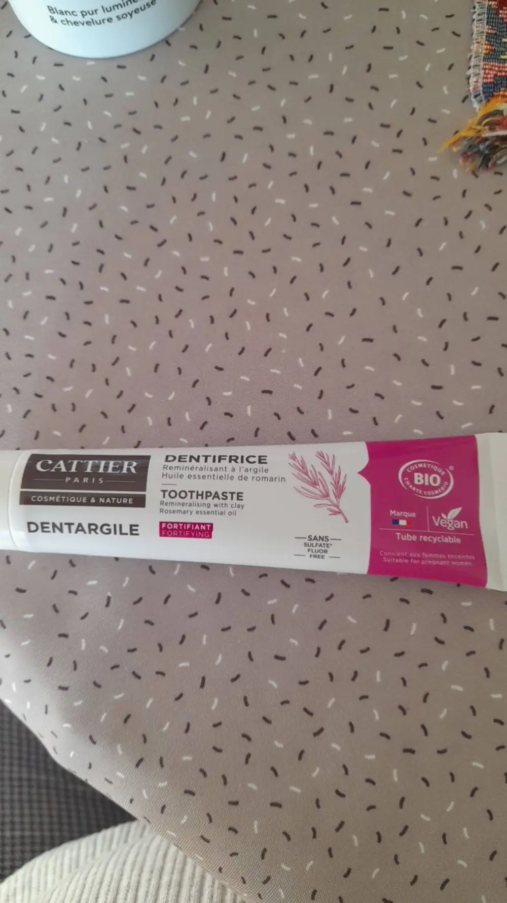 CATTIER - Dentargile - Dentifrice 