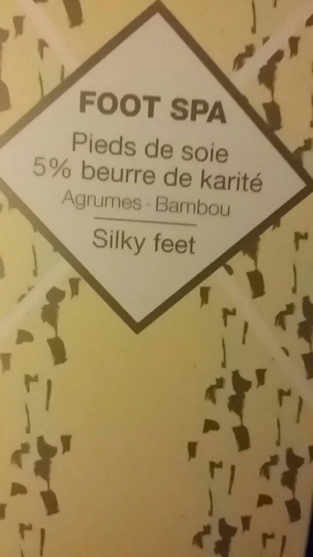 PEGGY SAGE - Foot spa - Pieds de soie 5% beurre de karité