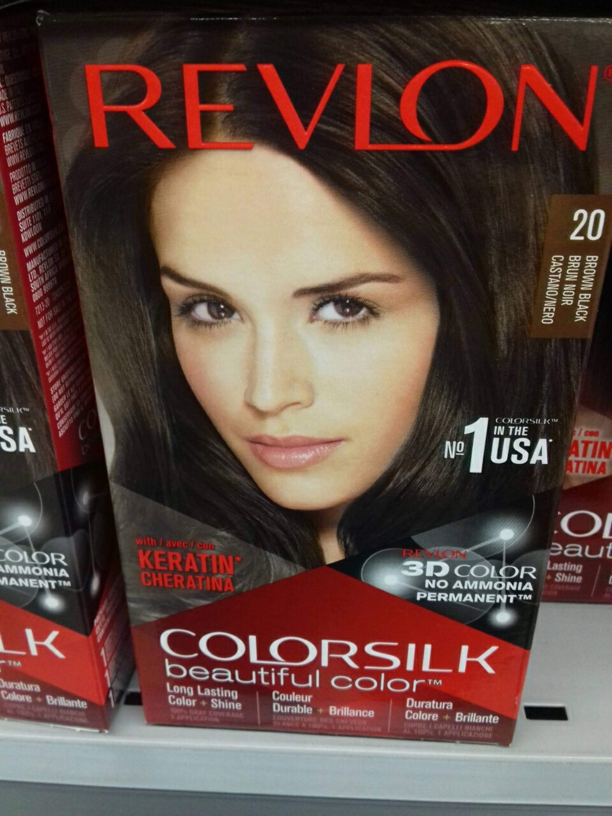 REVLON - Colorsilk - Beautiful color 20 brun noir