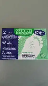 SUDINE - Traitement anti-transpirant pour les pieds