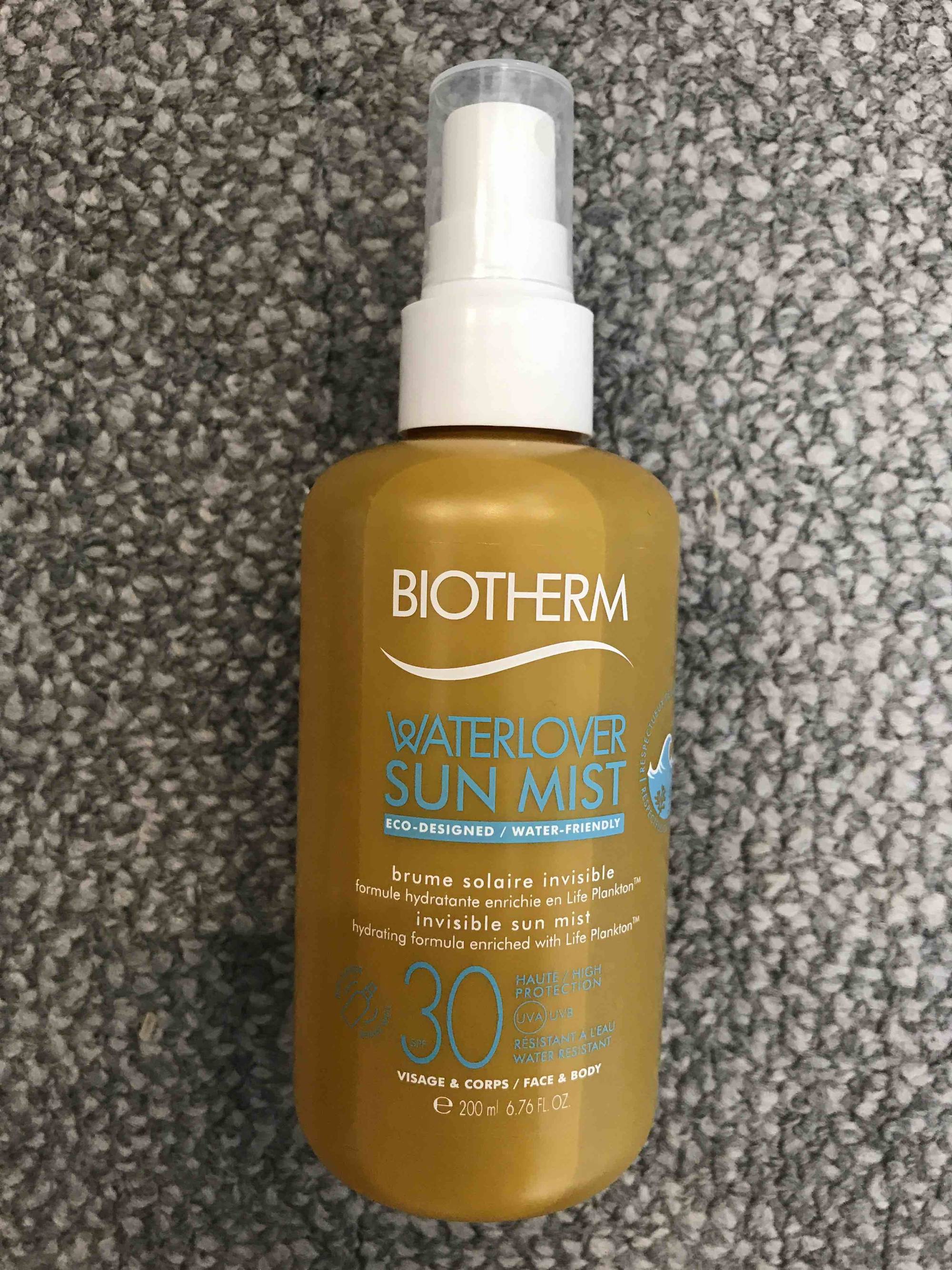 BIOTHERM - Waterlover sun mist - Brume solaire invisible SPF 30