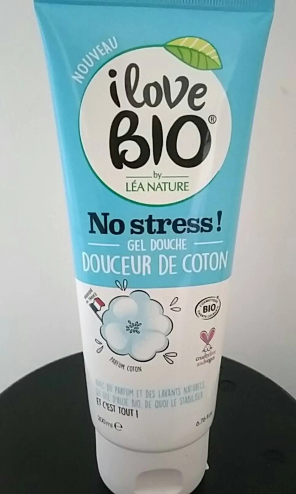 I LOVE BIO - No stress - Gel douche douceur de coton