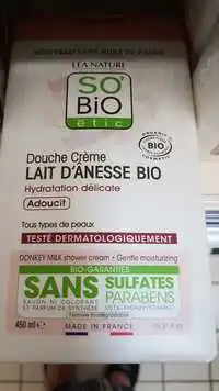 SO'BIO ÉTIC - Douche crème lait d'ânesse bio