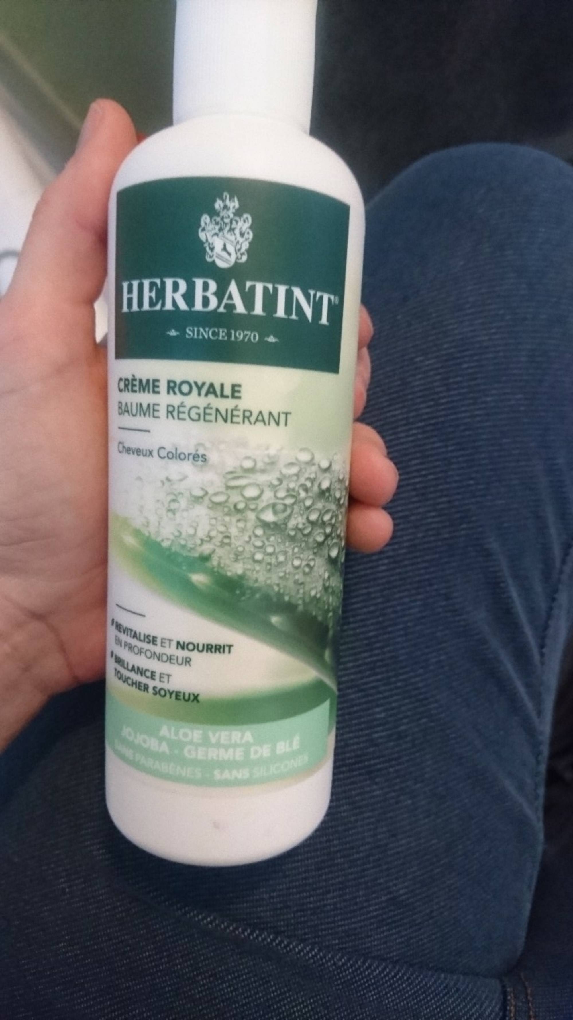 HERBATINT - Aloe vera - Crème royale baume régénérant
