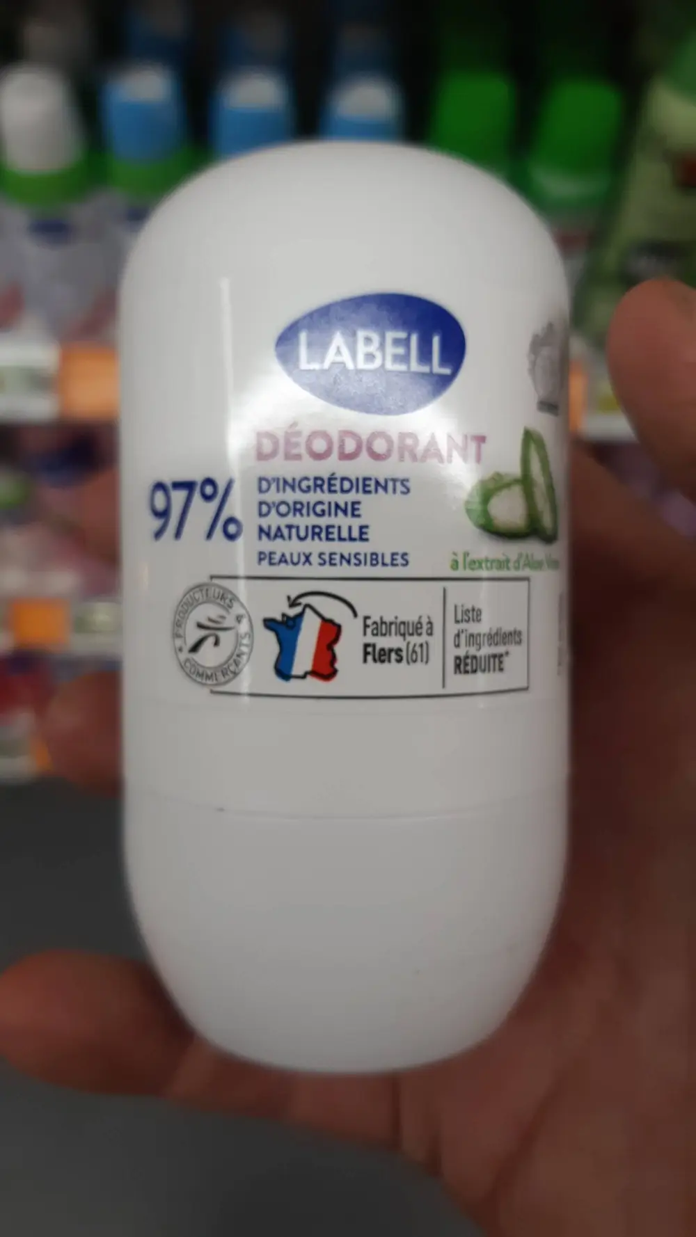 LABELL - Déodorant à l'extrait d'aloe vera