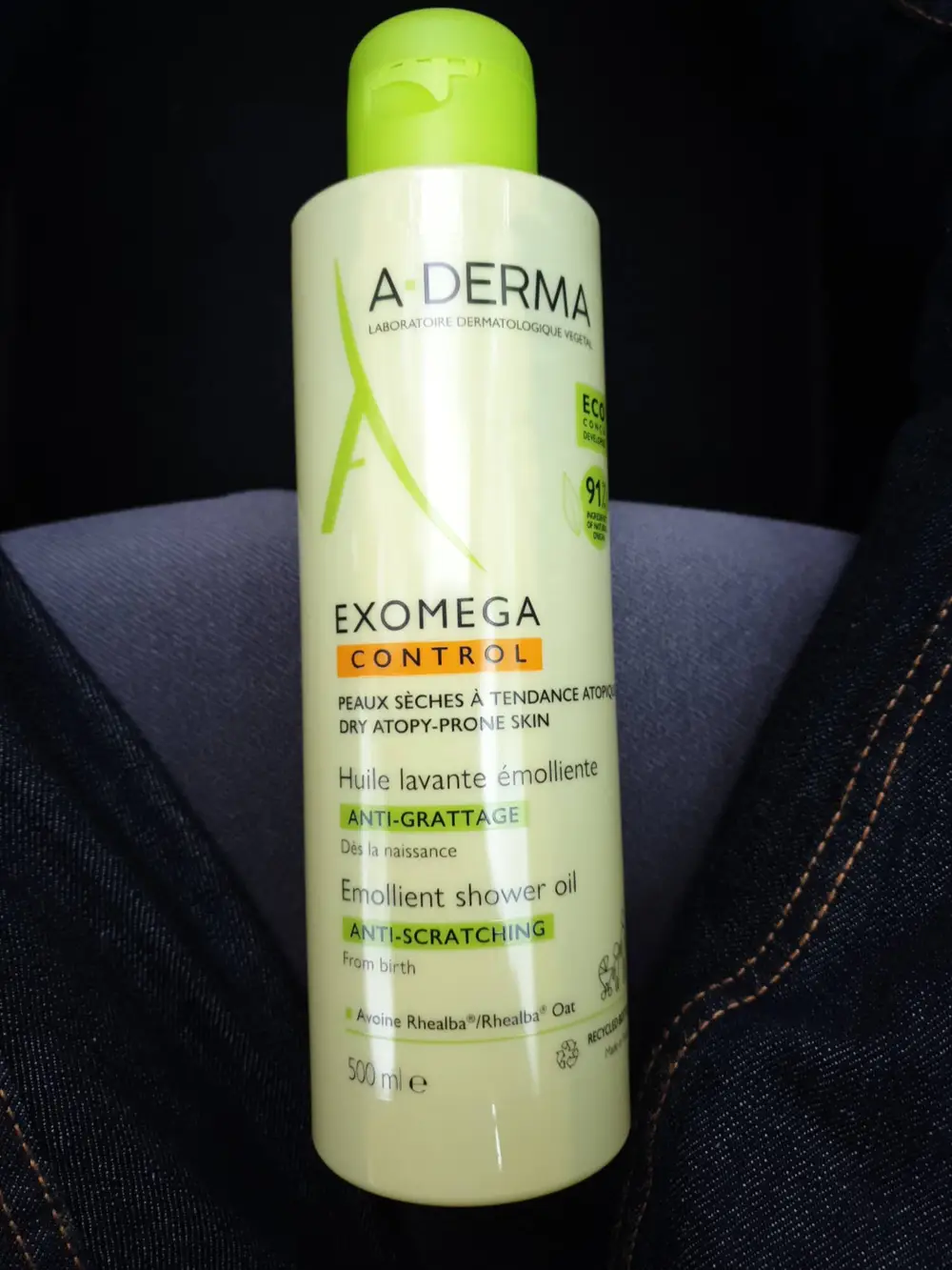 A-DERMA - Exomega control - Huile lavante émolliente