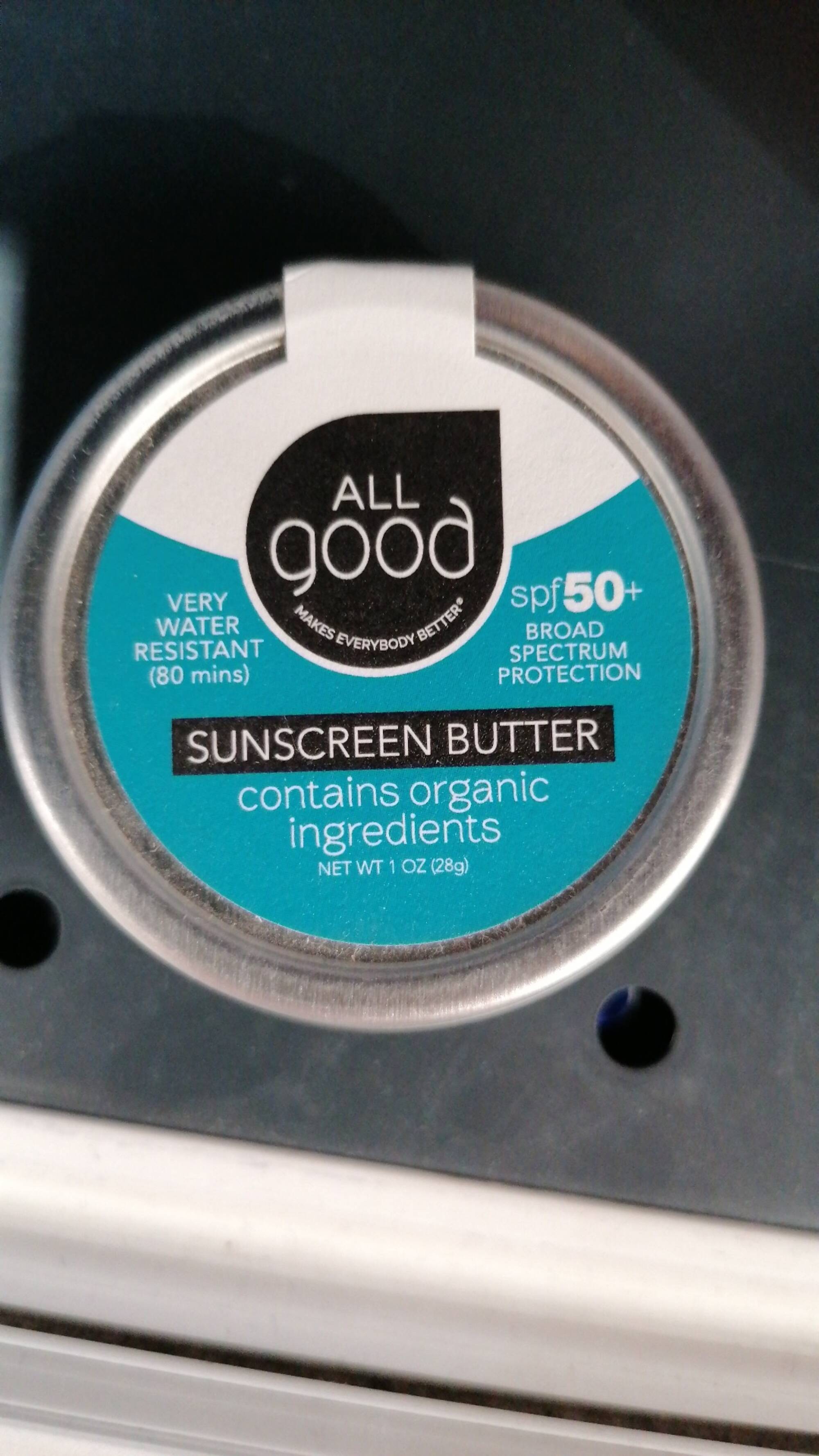 ALL GOOD - Sunscreen butter spf 50+