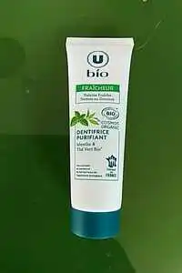 U - Fraîcheur Dentifrice purifiant menthe & thé vert bio