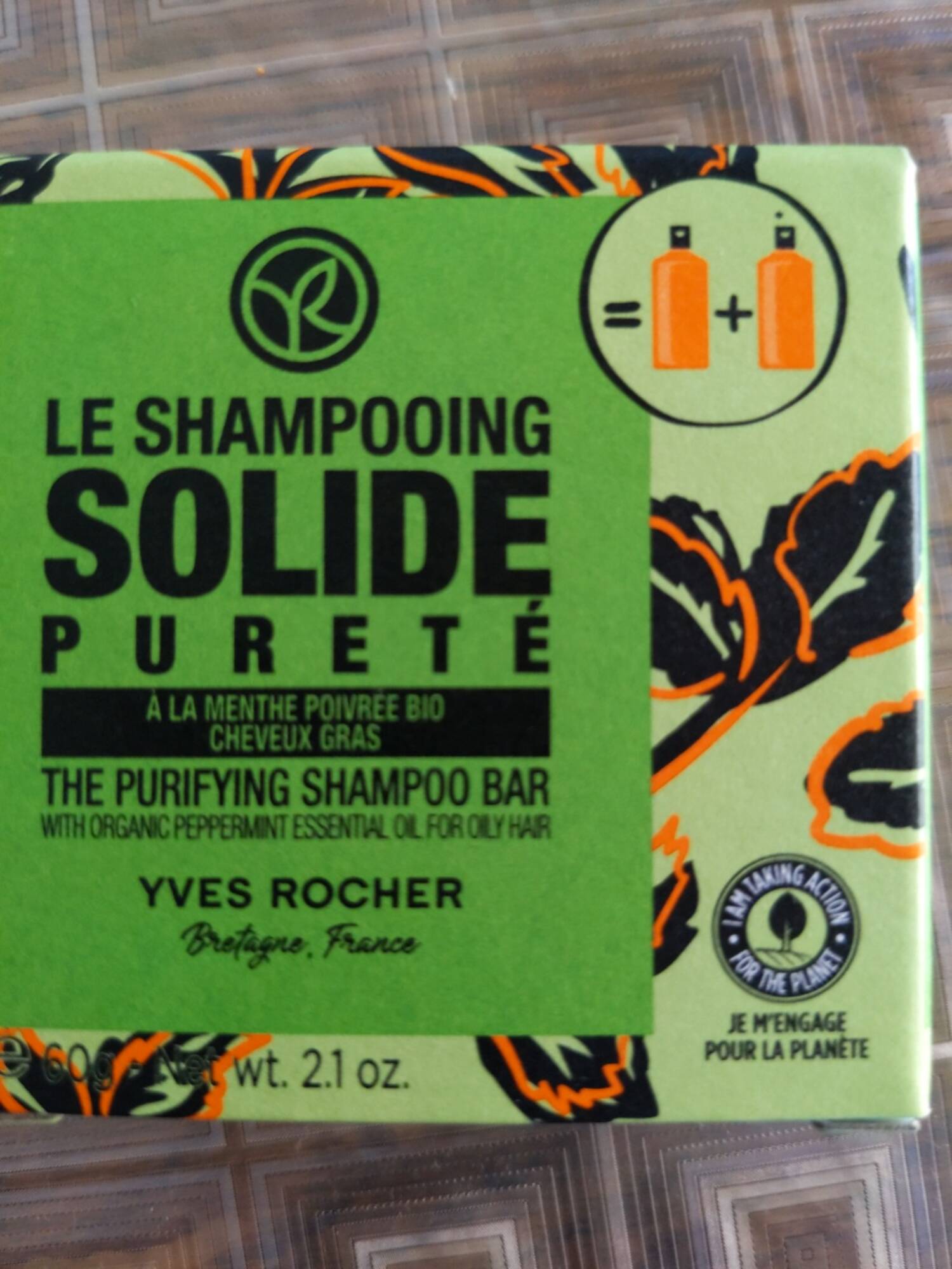 YVES ROCHER - Le shampoing solide pureté