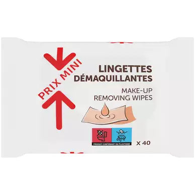 PRIX MINI - PRIX MINI Lingettes démaquillantes PRIX MINI x40