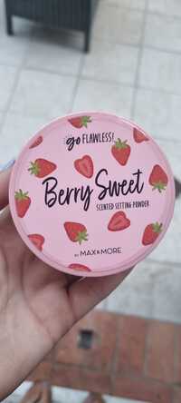 MAX & MORE - Berry sweet scented setting powder