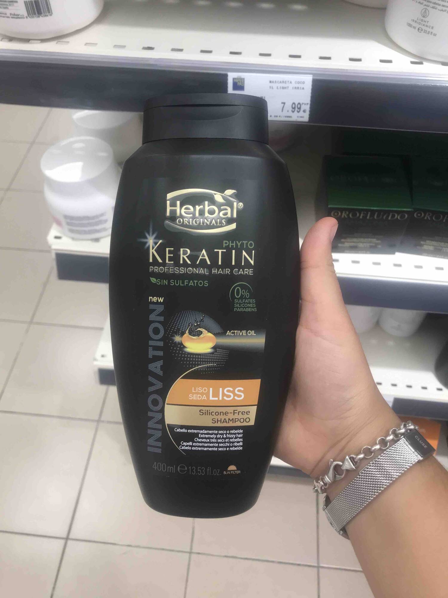 HERBAL - Keratin innovation- Silicone-free shampoo