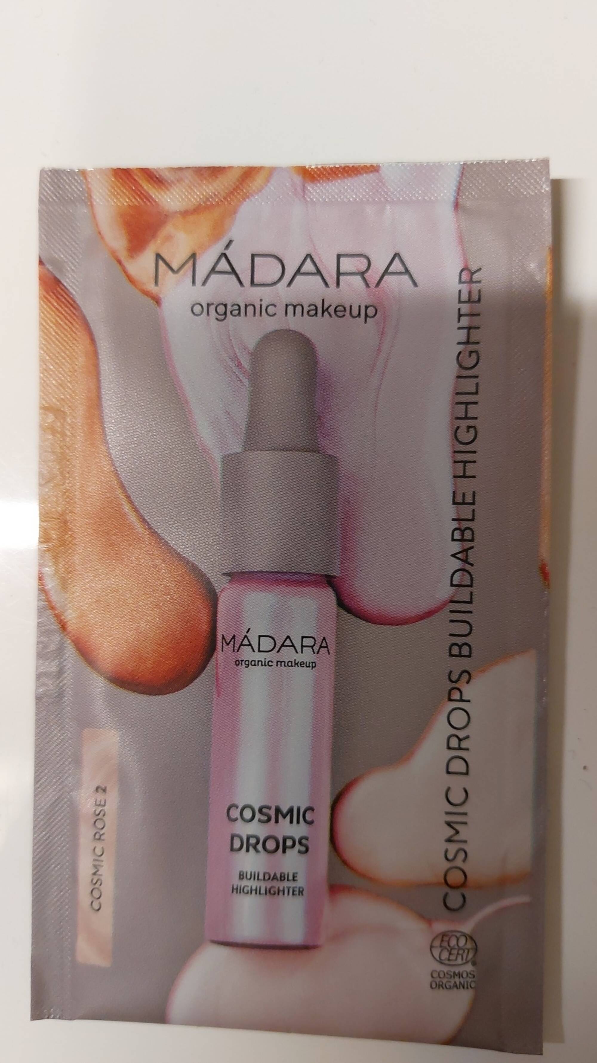 MÁDARA - Cosmic drops - Buildable highlighter rose 2