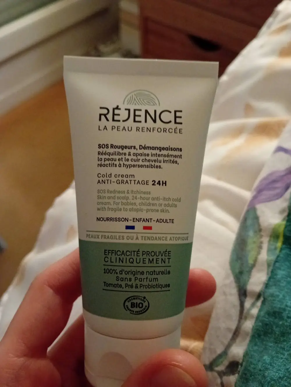 RÉJENCE - Cold cream anti-grattage 24h 