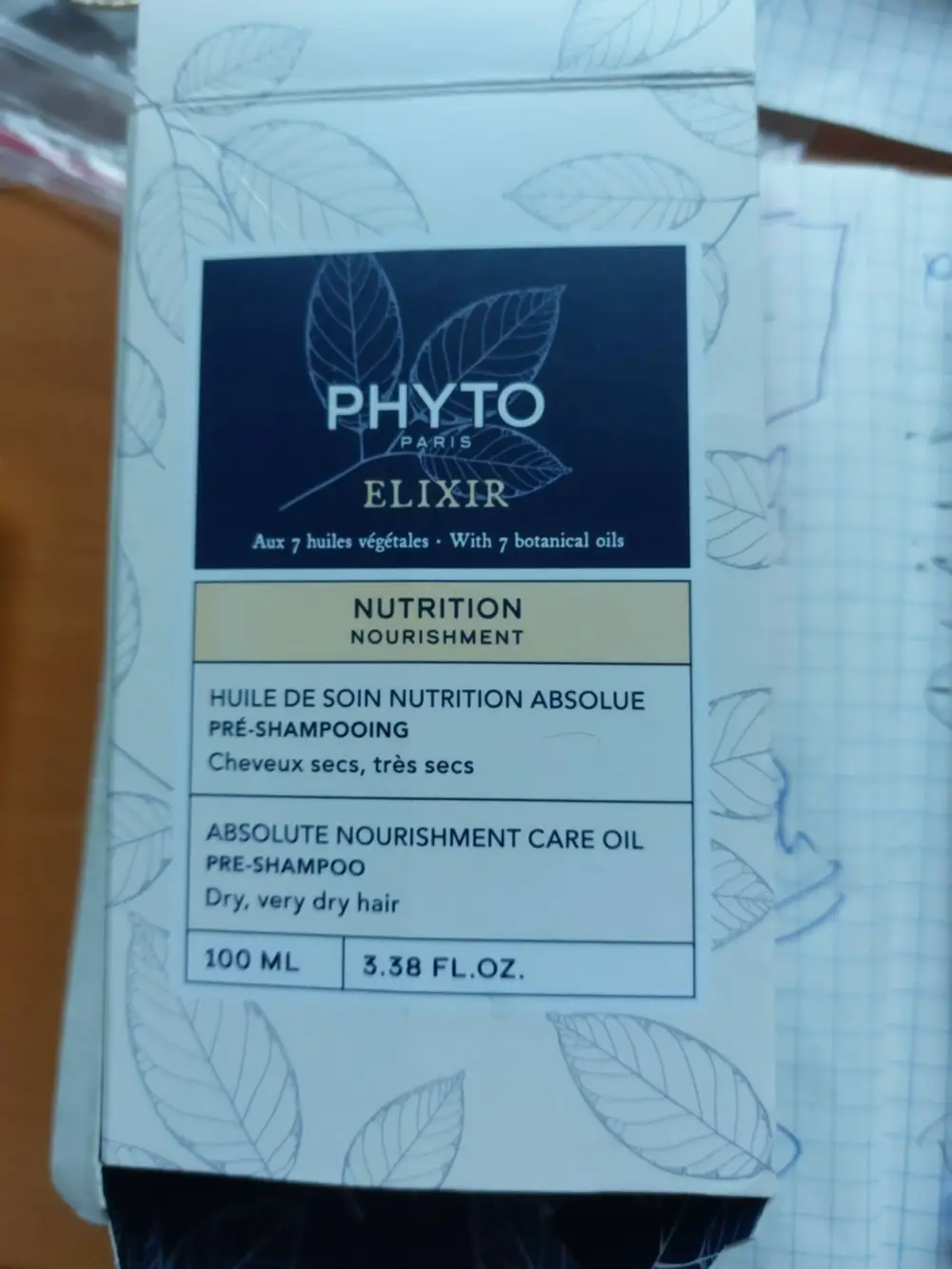 PHYTO - Élixir - Huile de soin nutrition absolue 