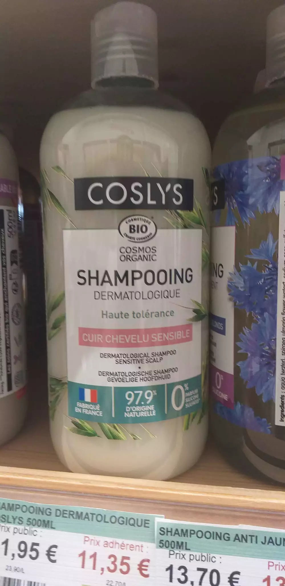 COSLYS - Cuir chevelu sensible - Shampooing dermatilogique