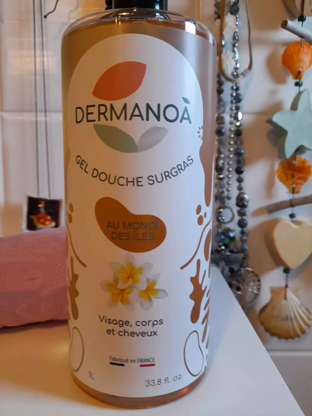 DERMANOA - Gel douche surgras visage, corps et cheveux