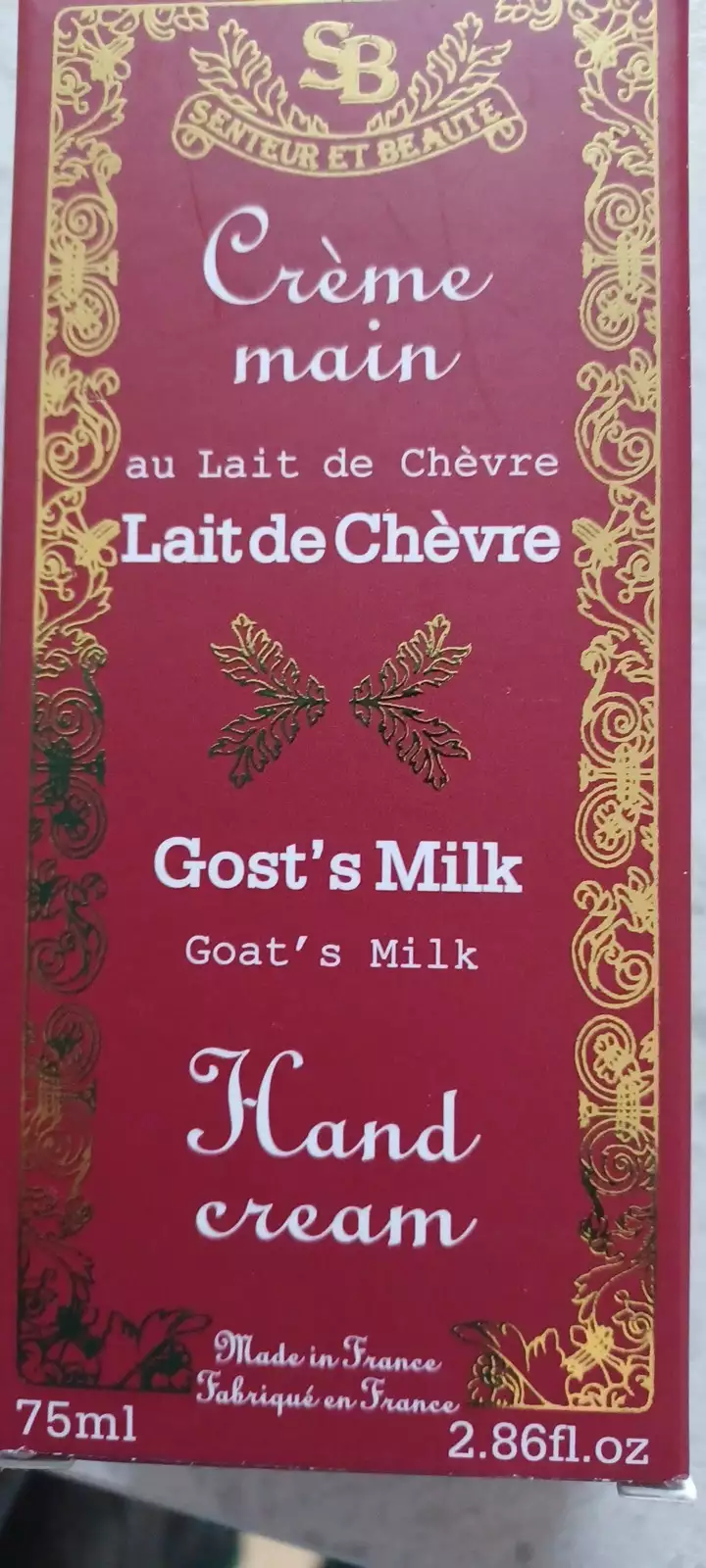 UN ÉTÉ EN PROVENCE - Crème mains au lait de chèvre