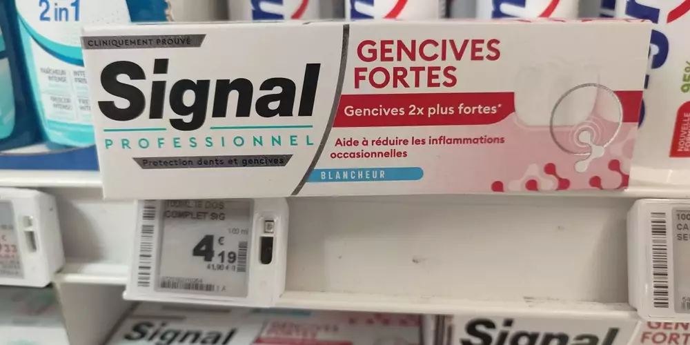 SIGNAL - Dentifrice gencives fortes blancheur