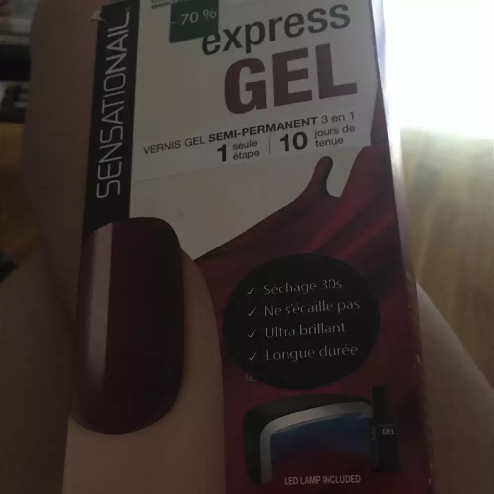 SENSATIONAIL - Vernis gel semi-permanent 3en1 express