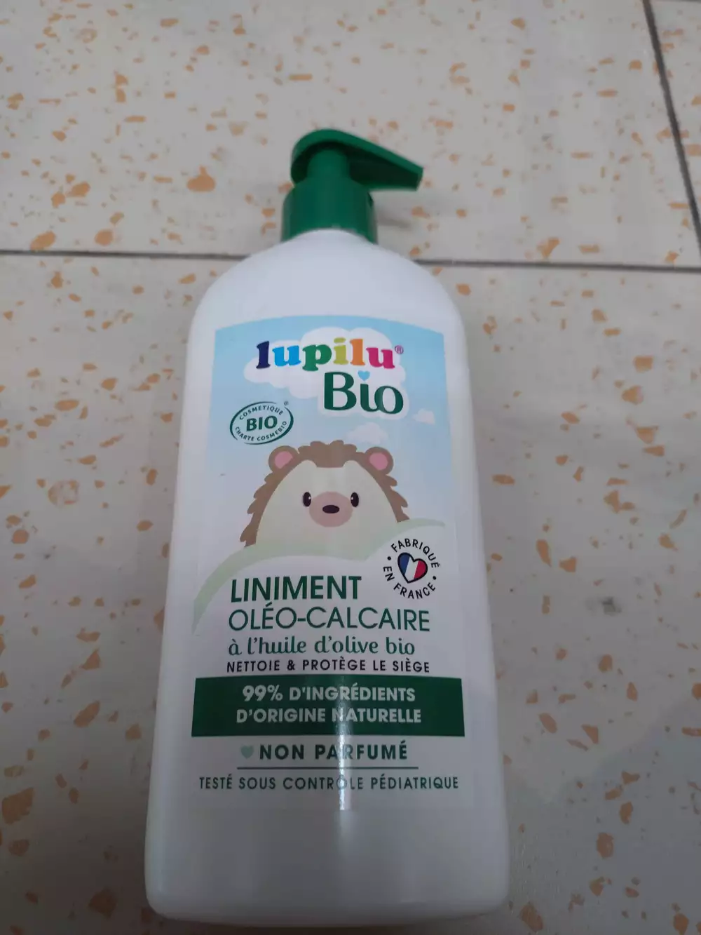 LUPILU BIO - Liniment oléo-calcaire à l'huile d'olive bio
