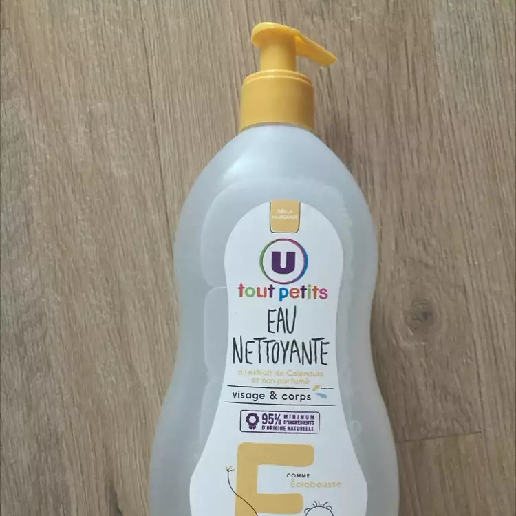 U TOUT PETITS - Eau nettoyante visage et corps