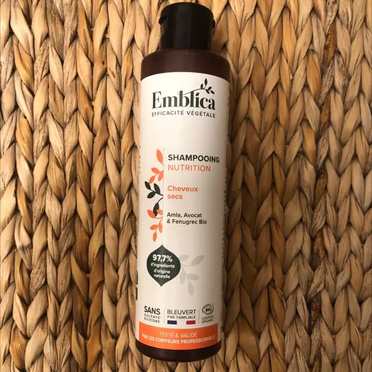EMBLICA - Shampooing nutrition cheveux secs