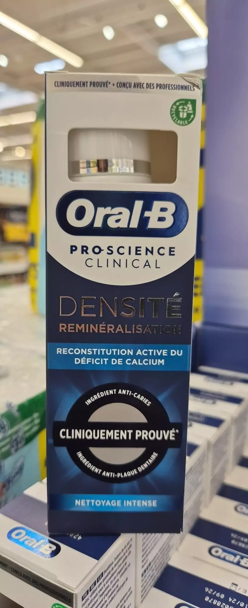 ORAL-B - Dentifrice densité reminéralisation