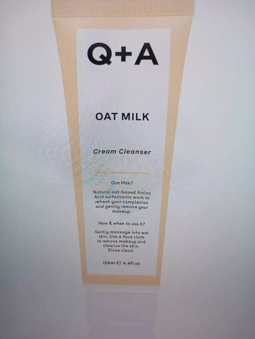 Q+A - Oat milk - Cream cleanser