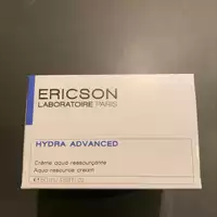 ERICSON - Hydra advanced - Crème aqua ressourçante