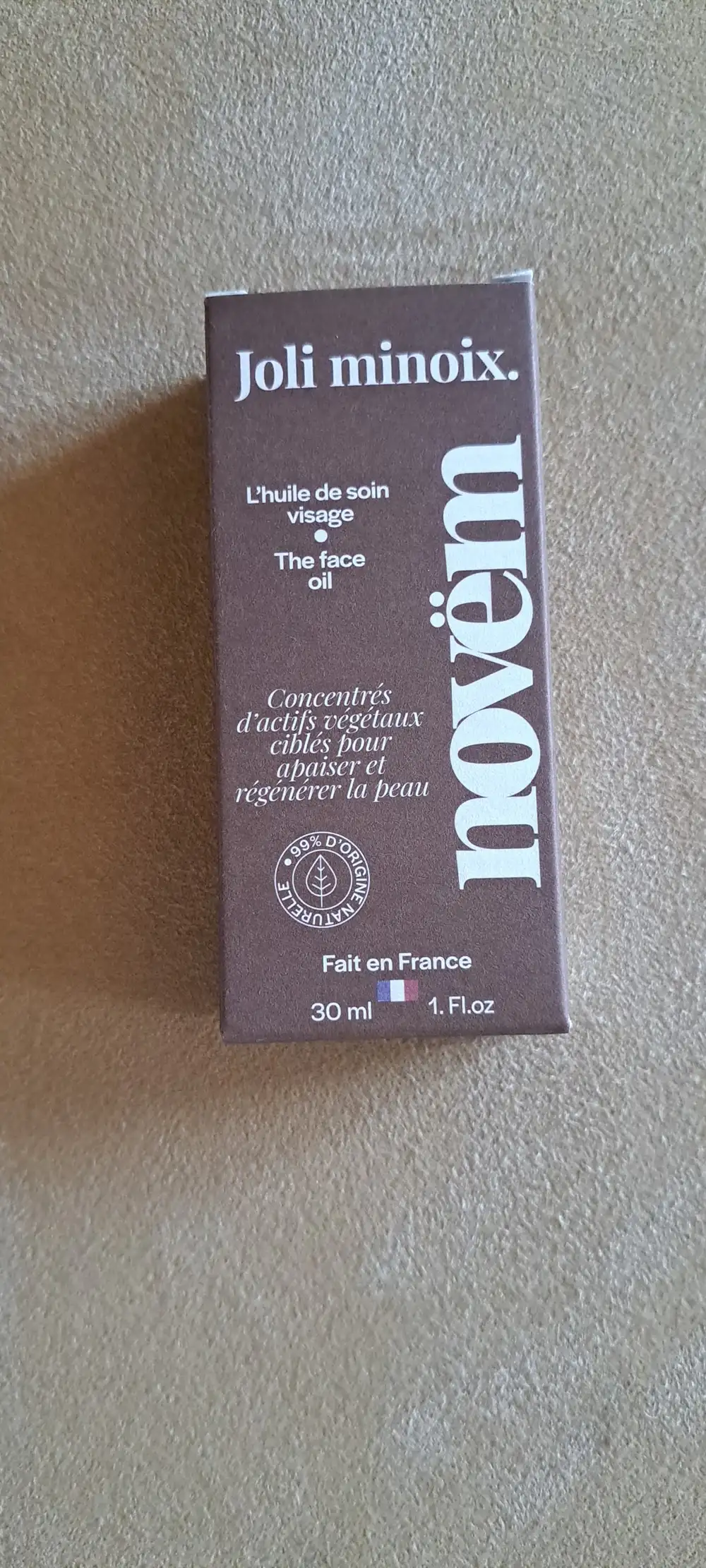 NOVËM - Joli minoix - L'huile de soin visage
