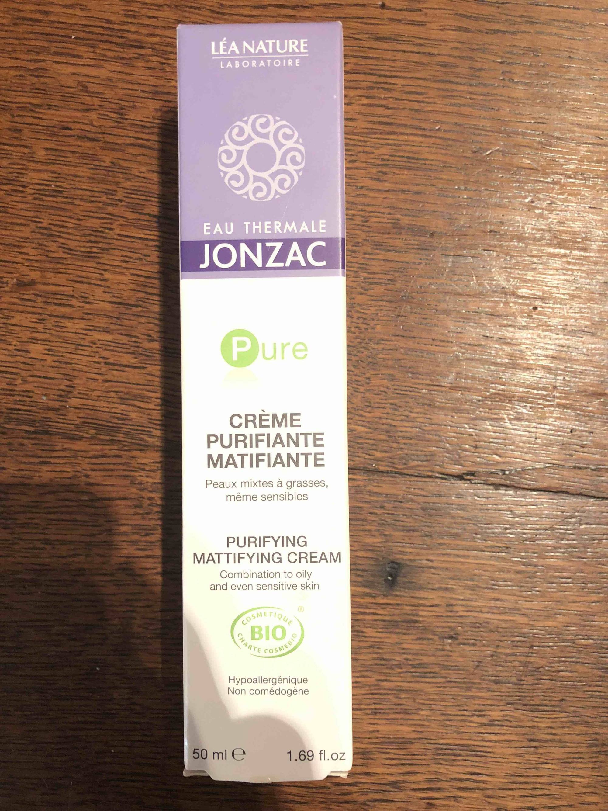 EAU THERMALE JONZAC - Pure - crème purifiante matifiante bio