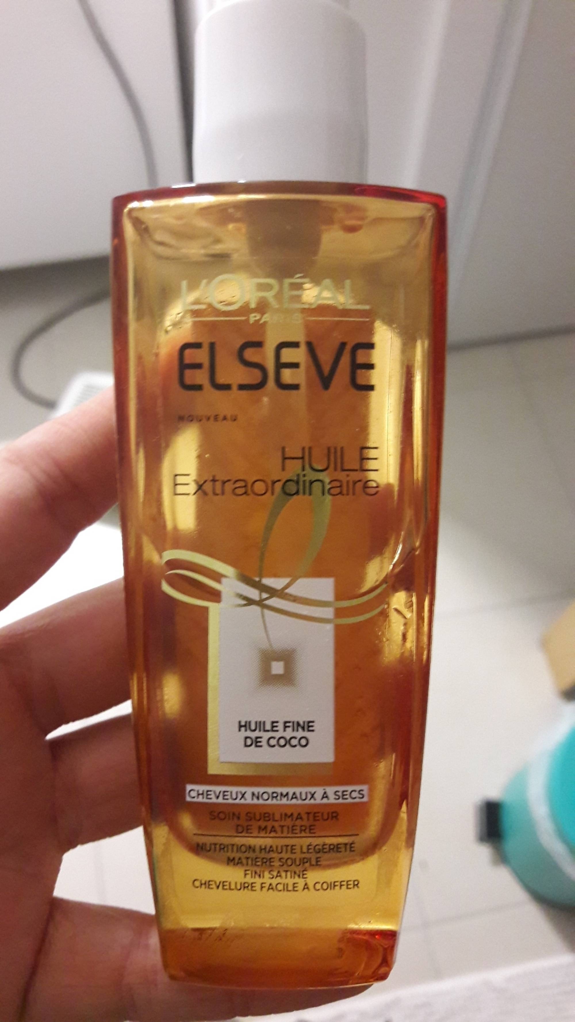 Huile Cheveux Elvive Extraordinary Coconut - 100 ml: L'Oréal Paris