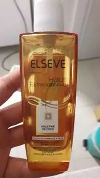 L'ORÉAL - Elseve - Huile extraordinaire de coco cheveux normaux à secs