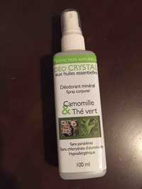 CRYSTAL - Camomille & Thé vert - Déodorant minéral