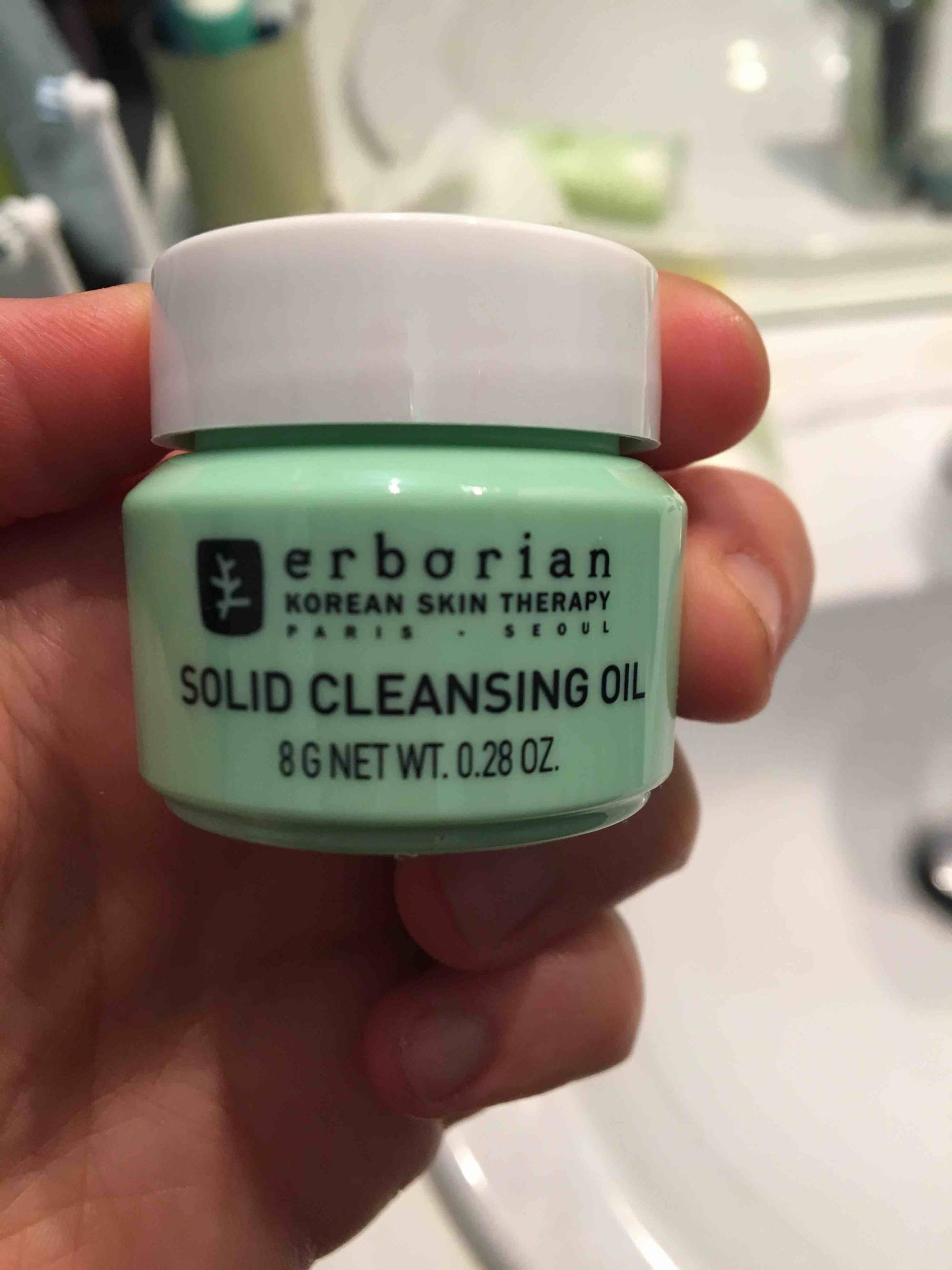 ERBORIAN - Solid cleansing oil