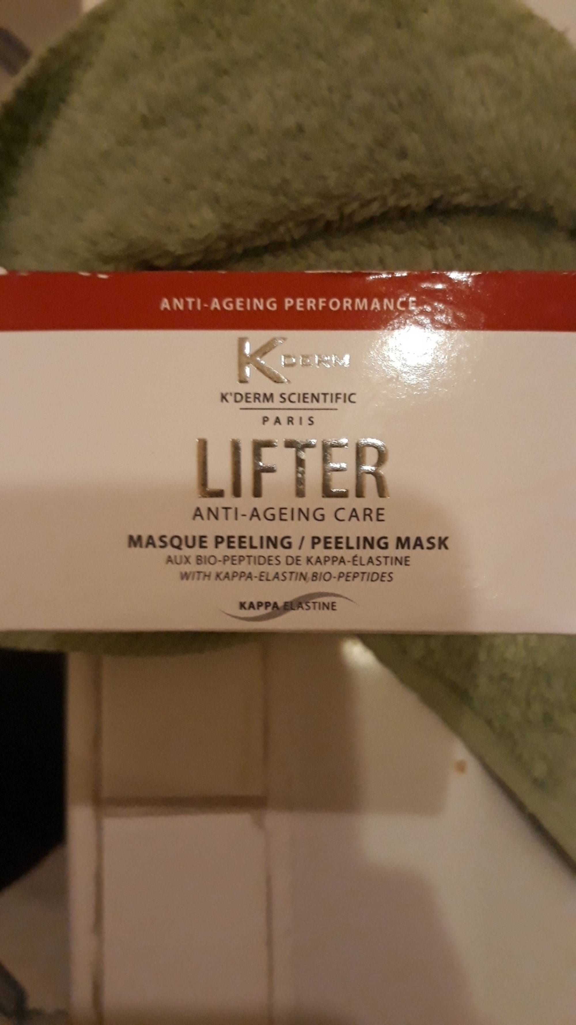 K DERM - Lifter anti-ageing care - Masque peeling