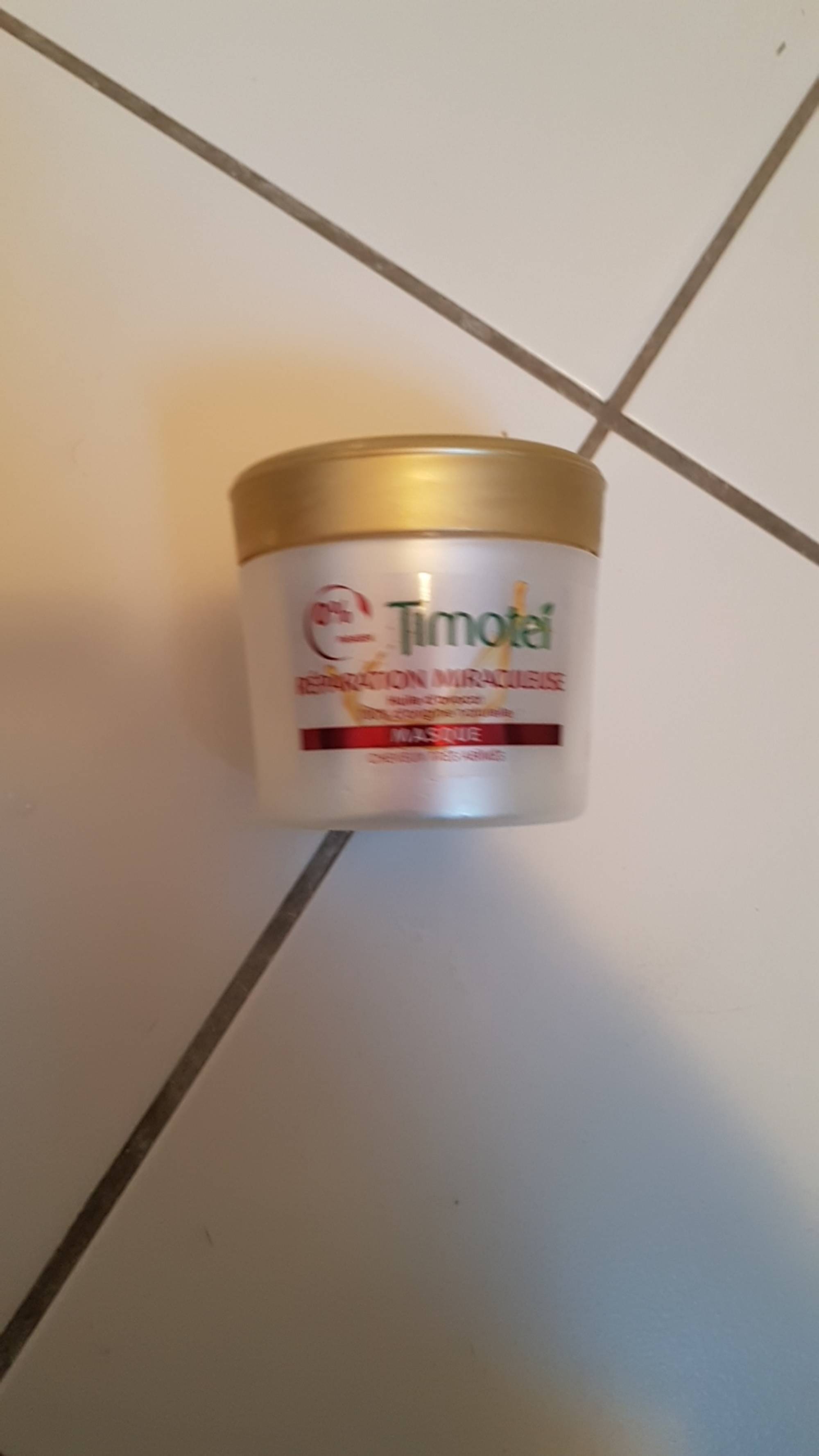 TIMOTEI - Réparation miraculeuse - Masque cheveux très abîmés