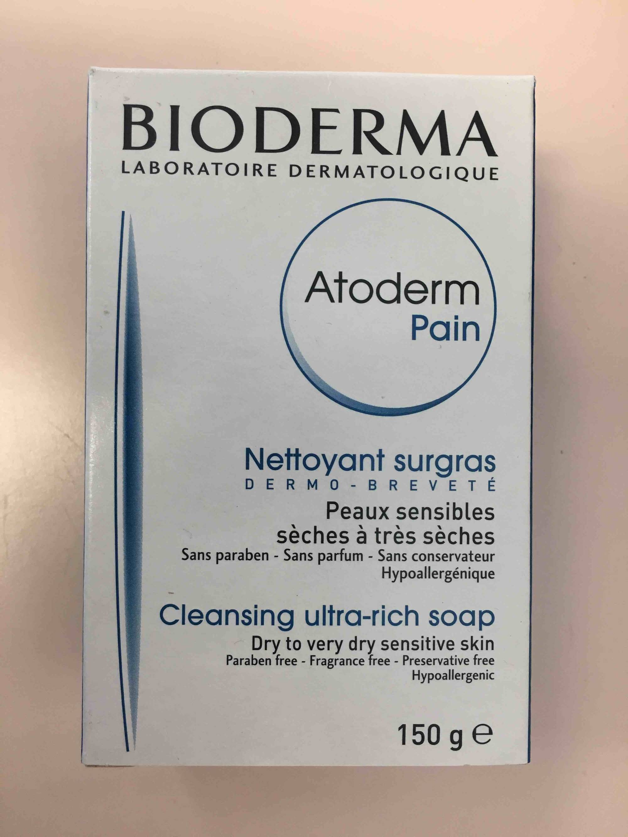 BIODERMA - Atoderm - Pain nettoyant surgras