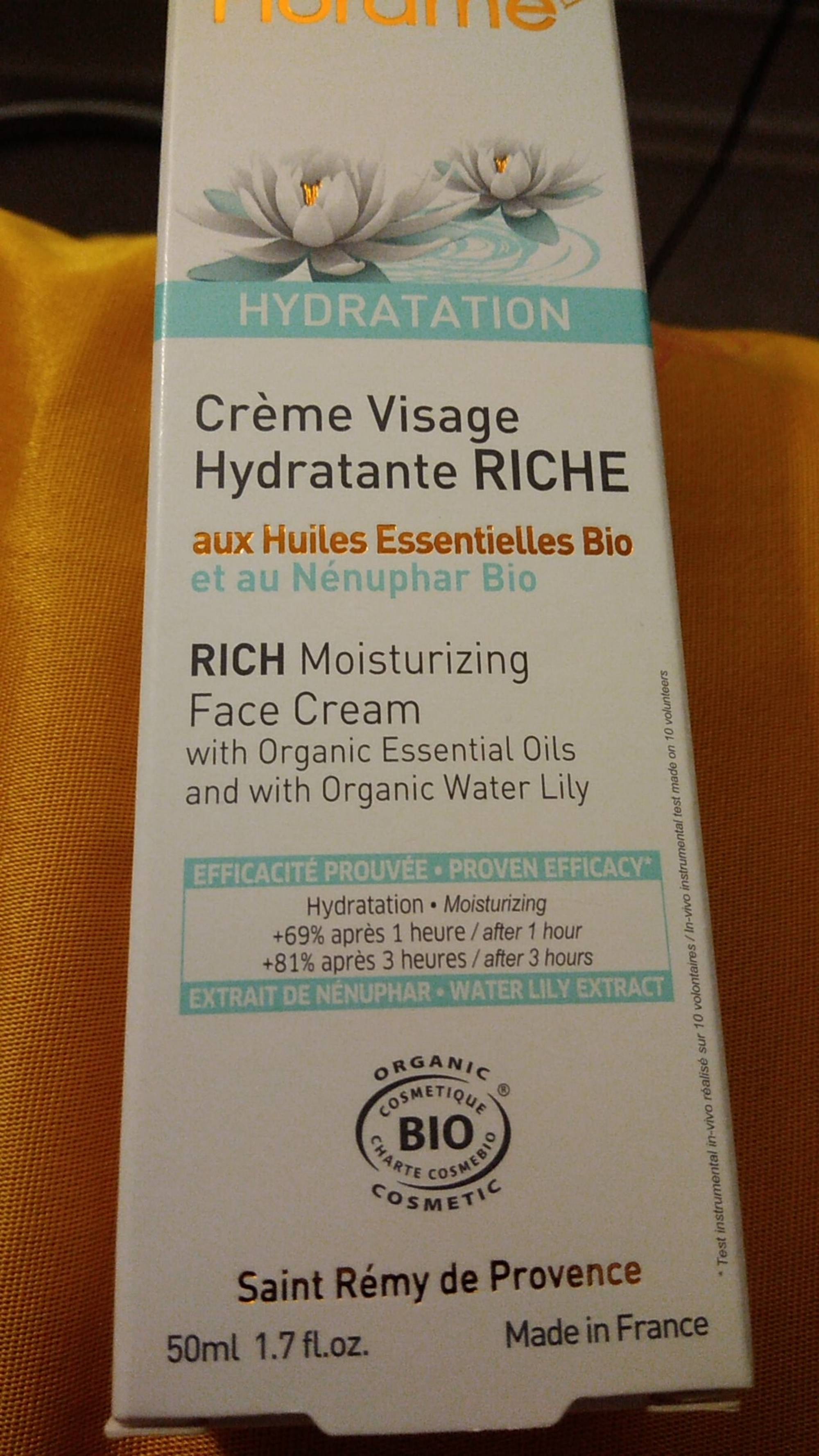 FLORAME - Crème visage hydratante riche