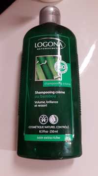 LOGONA - Shampoing crème au bambou bio