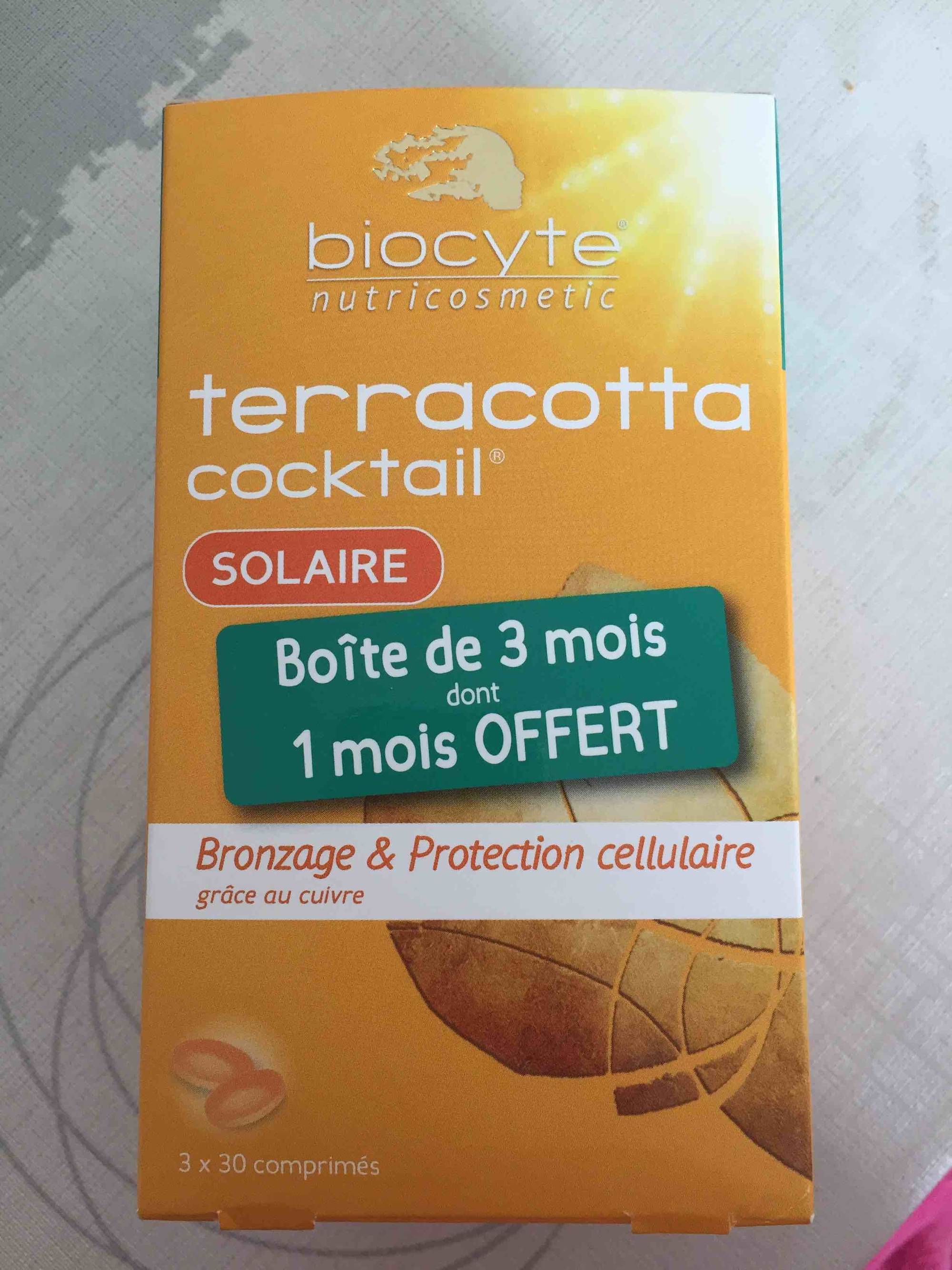 BIOCYTE - Terracotta cocktail solaire - Bronzage & protection cellulaire