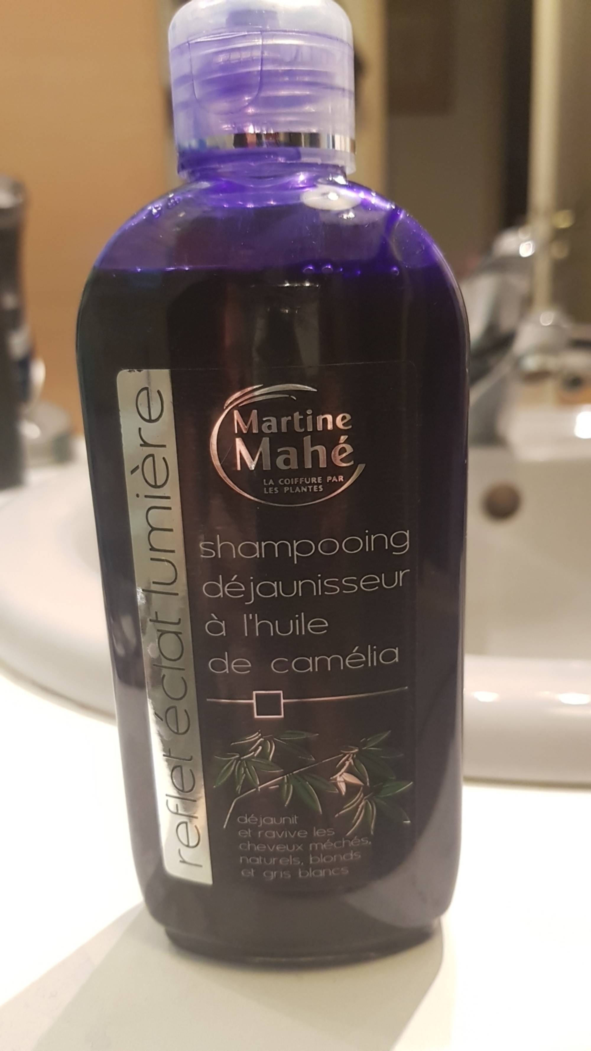 MARTINE MAHÉ - Effet éclat lumière - Shampooing déjaunisseur à l'huile de camélia