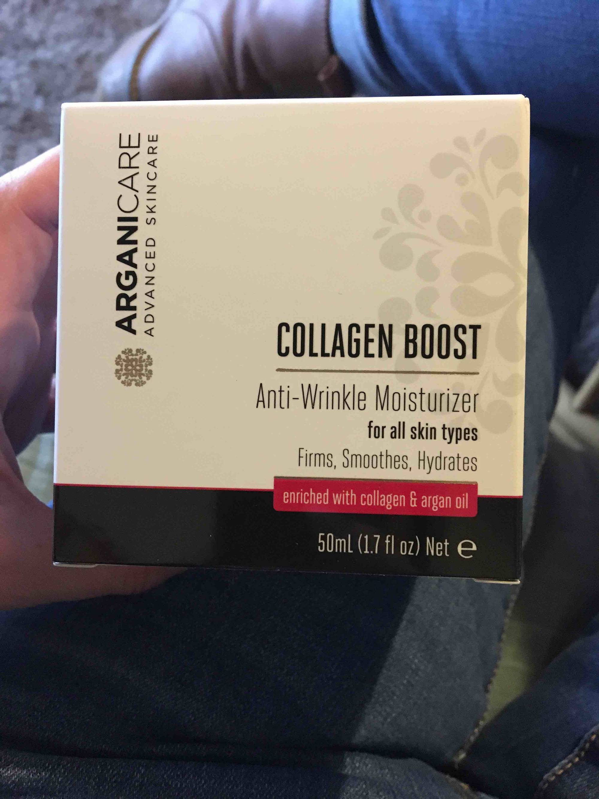 ARGANICARE - Collagen boost - Anti-wrinkle moisturizer