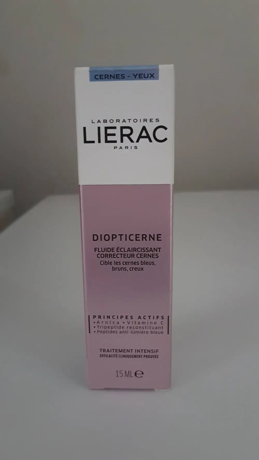 LIÉRAC - Diopticerne - Fluide éclaircissant correcteur cernes