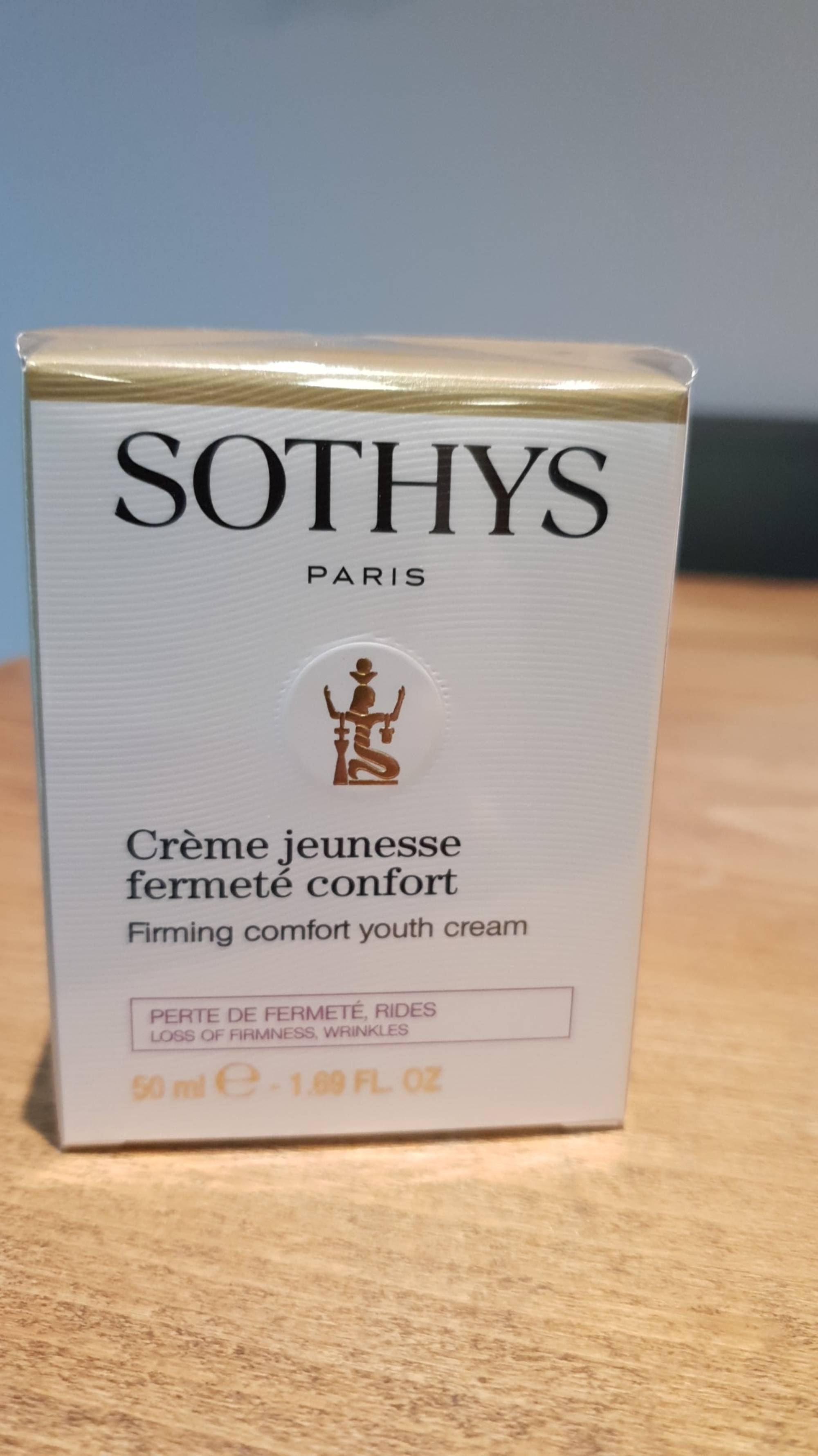SOTHYS - Crème jeunesse fermeté confort