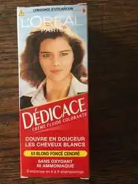 L'ORÉAL - Dédicace - Crème fluide colorante 63 blond foncé cendré